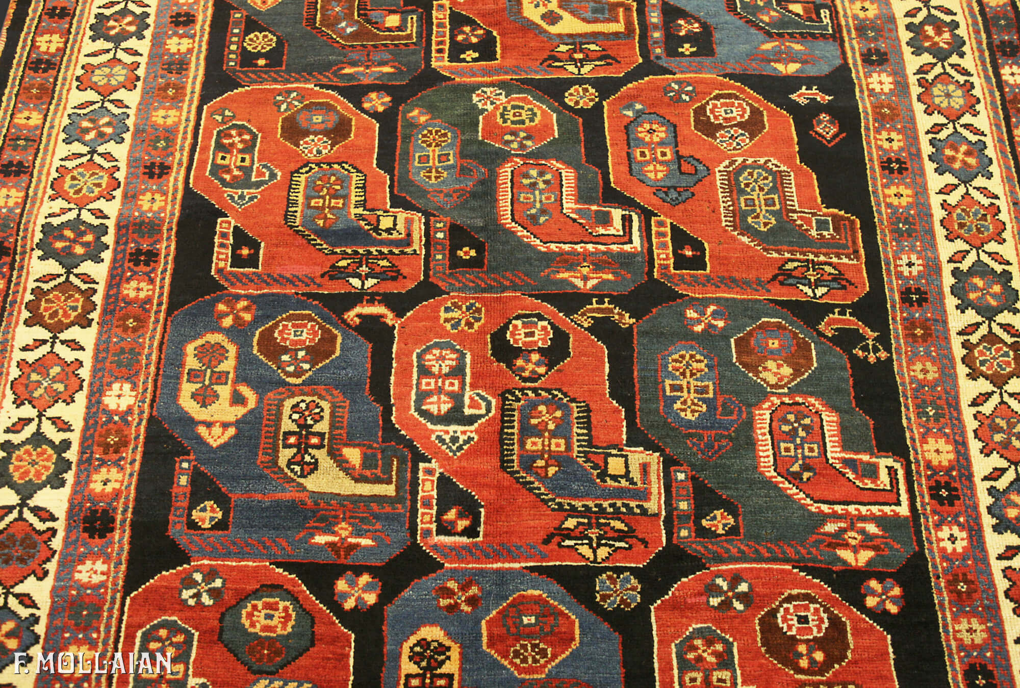 All-Over Antique Persian Khamse Rug n°:66329050